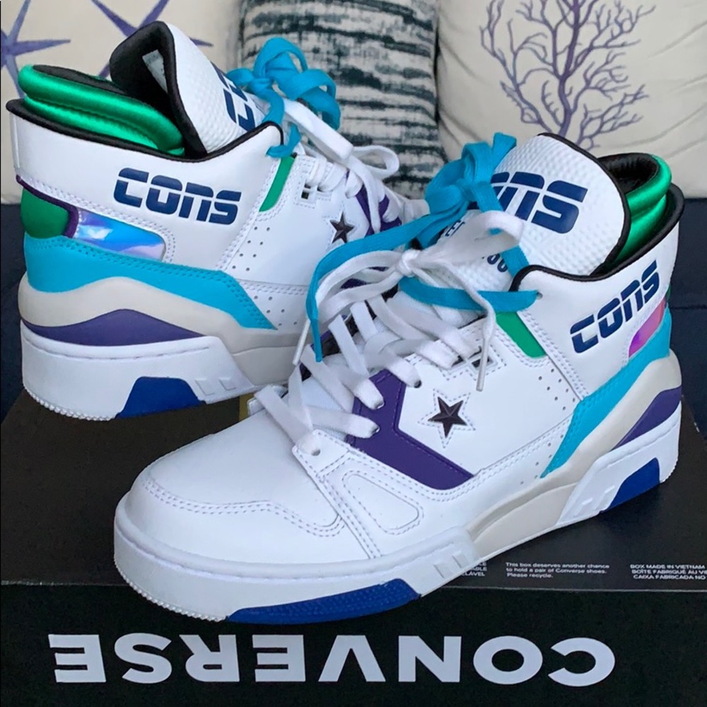 Converse ERX 260 MID Wht/court purple/bold Jade Wm - Picture 5 of 16